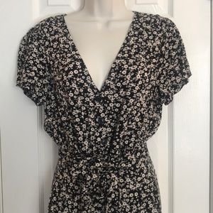 Free People ditsy floral jumpsuit